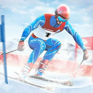 Downhill Ski gameplay screenshot - similar to Chargebot