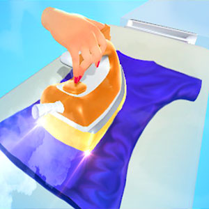 Perfect Ironing ASMR gameplay screenshot - similar to Neon Blocks