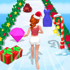 Build A Christmas Queen gameplay screenshot - similar to Braindom