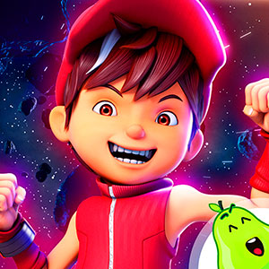 BoBoiBoy Run gameplay screenshot - similar to Ski