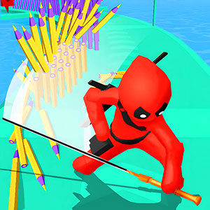 Sword Run 3D gameplay screenshot - similar to Paddle Warrior