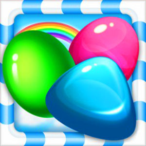 Candy Rain gameplay screenshot - similar to Bounce Masters