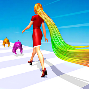 Long Hair Runner gameplay screenshot - similar to Castle Raid 3D