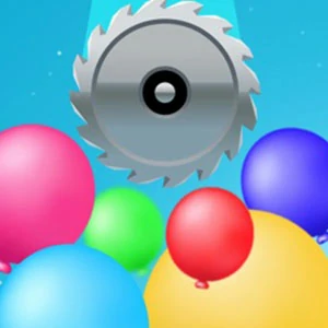 Balloon Slicer gameplay screenshot - similar to Color Stack