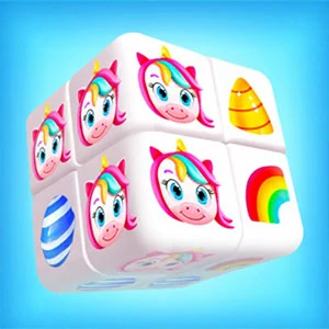 Cube Master 3D gameplay screenshot - similar to Makeup Kit