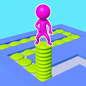 Stacky Dash gameplay screenshot - similar to Blade Master