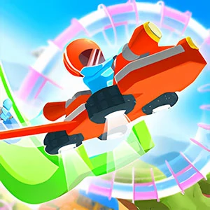 Happy Gliding gameplay screenshot - similar to Defense Math