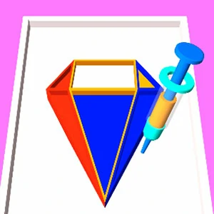 Color Puzzle gameplay screenshot - similar to Bottle Shoot