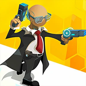Cyberpunk Mission gameplay screenshot - similar to Space Bubble