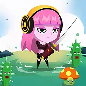 Battle Angel gameplay screenshot - similar to Dune Surfer