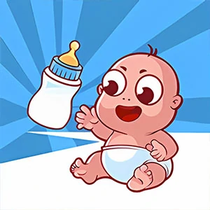 Baby Family Run gameplay screenshot - similar to Pets Blast