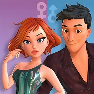 Couple Race gameplay screenshot - similar to SquidGame