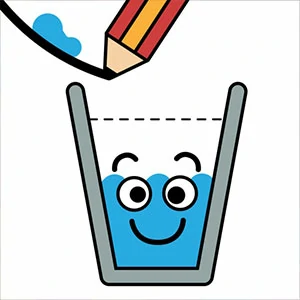 Fill That Cup gameplay screenshot - similar to Alien Kindergarten
