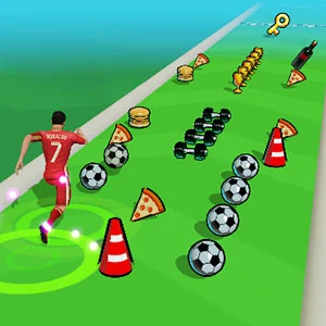 PassTheSoccer gameplay screenshot - similar to Push it