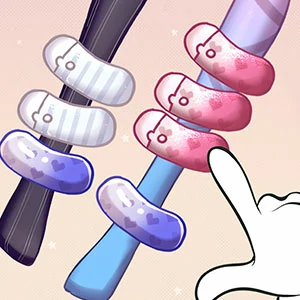 Stockings Dilemma gameplay screenshot - similar to Count Master 3D