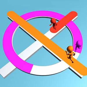 Paint Over The Lines gameplay screenshot - similar to Crowd Fighting
