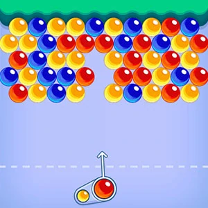 Tingly Bubble Shooter gameplay screenshot - similar to Cube Shift