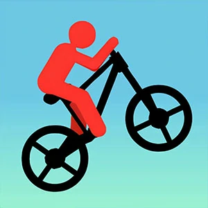 Stickman Bike gameplay screenshot - similar to Winter Gems