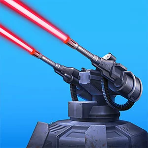 Aircraft Space Turret gameplay screenshot - similar to Behemoth Raiders