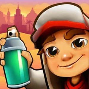 Subway Surfers Marrakesh gameplay screenshot - similar to Trampoline Master