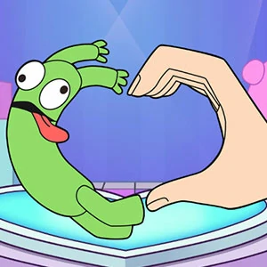 Finger Heart Monster Refill gameplay screenshot - similar to Crowd Evolution