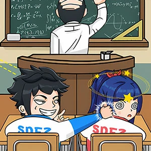 Classmate Battle School Puzzle gameplay screenshot - similar to Black Jack