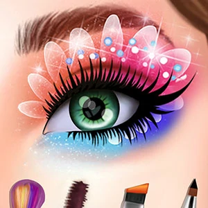 Eye Art Perfect Makeup Artist gameplay screenshot - similar to ClickThePlay