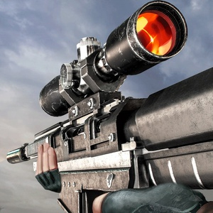 Shooting World Gun Fire gameplay screenshot - similar to Desert High Way