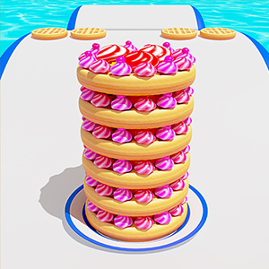 Fruit Cake Rush gameplay screenshot - similar to Rolly Legs