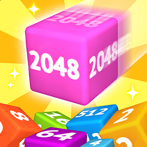2048 Cube Shooting Merge gameplay screenshot - similar to House paint 2