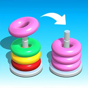 Hoop Sort Fever gameplay screenshot - similar to Draw Defense