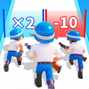 Last Shooter gameplay screenshot - similar to Just Run