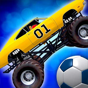 Monster Truck Soccer gameplay screenshot - similar to Stack Colors