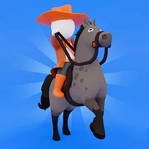 Horse Run gameplay screenshot - similar to Dangerous Racing