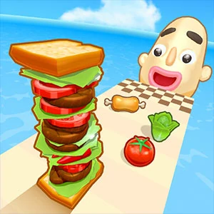 Sandwich Runner gameplay screenshot - similar to Tricks