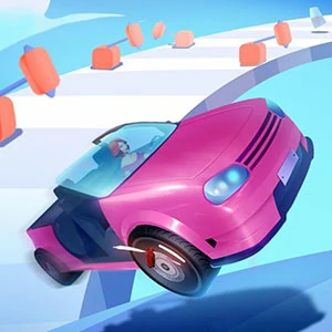 Girl Driver Rush gameplay screenshot - similar to Draw Attack