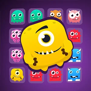 Monster Match Mania gameplay screenshot - similar to Rhomb