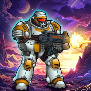 Space Survivor gameplay screenshot - similar to Kunai Hit