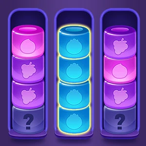 Candy Color Sort Puzzle gameplay screenshot - similar to Drinks Sort