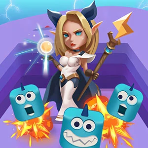 PunBall Puzzle gameplay screenshot - similar to Blade Master