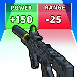 Merge Gun Race gameplay screenshot - similar to Mecha Beasts
