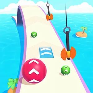 Super Ball Rush gameplay screenshot - similar to Push It