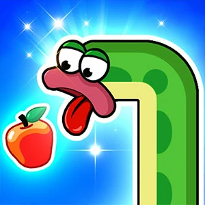 Apple Snake gameplay screenshot - similar to Throw Defend