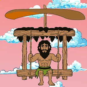 Sky Man gameplay screenshot - similar to Bubble Spin