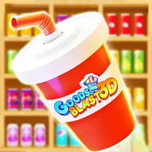 Goods Blast 3D gameplay screenshot - similar to Winter moto