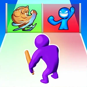 Big Muscle Sprint gameplay screenshot - similar to Through the Cave