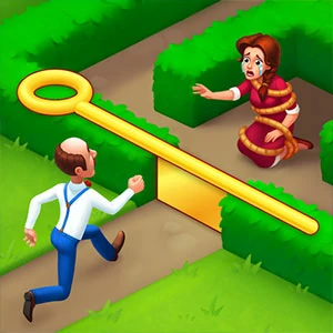 Homescapes gameplay screenshot - similar to Race Down