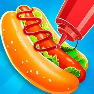 Cooking Fast gameplay screenshot - similar to Power Line Energy Flow Christmas