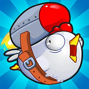 Super Chicken Fly gameplay screenshot - similar to Run Pixie Run