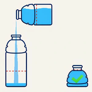 Bottle Battle gameplay screenshot - similar to Potion Rush